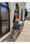 Strapless Denim Bell Dress - 4