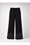 Women's Oysho Model Fabric Palazzo Pants with Pockets and Stones - 2
