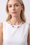 45 cm Special Hand-Designed Women's Necklace with Amethyst and Turquoise Stones and Starfish Detail - 2