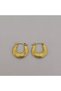Stainless Steel Antiallergic Gold Color Earrings, Suitable for Daily Use and Combinations