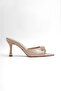 Sup 3791 Pointed Toe Buckle Detailed Stiletto Shoes - 2