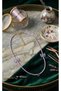 Lila Minimalist Beaded Bow Necklace - 2