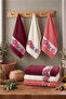 6-Piece Kitchen Towel Set 30X50 cm |   100% Cotton Hand Towel, Drying Cloth |   Dowry Chest