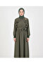 Waist-Tie Hijab Dress with Stylish Accessories