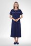 Large Size Short Sleeve Women's (Mom's) Nightgown Floral Patterned Mother's Nightgown 100% Cotton