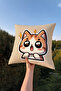 Wow Cat Throw Pillow Cover 43X43 Anime Game Movie Themed Decorative Pillowcase Double Sides Printed