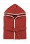 Hooded Bathrobe for Girls and Boys, 100% Cotton, Muslin, Color Options Available - 3