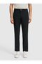 Black Slim Fit Fabric Trousers 50324475-Vr046 - 2