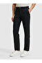 Black Slim Fit Fabric Trousers 50324475-Vr046 - 3