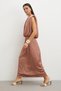 Flowy Pleated Maxi Etek - 2