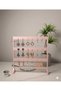 Stylish Modern Earring Stand, Pink Jewelry Organizer, Jewelry Stand, Earring Hanger, 3-Compartment Organizer - 2
