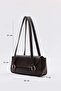 Acı Kahve D59 Zippered Modern Minimal Design Long Strap Large Volume Daily Women's Hand and Shoulder Bag - 2