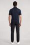 Men's Slim Fit Turtleneck Long Sleeve Navy Blue Sweater - 4