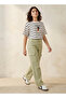 Loose Fit T-shirt with Mickey Mouse Embroidery - 3