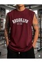 Brooklyn Forever Printed Men's Zero Sleeve Sportsman Sleeveless Tshirt