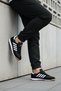 2377 m Black and White Mesh Lace-Up Men's Sports Shoes