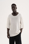 Men's Knitwear T-Shirt Ecru - 2