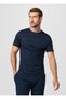 Blue Pure Cotton Men Premium T-Shirt - 4