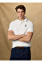 White Pure Cotton Men Premium Polo T-Shirt - 2
