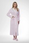 Women's Plus Size Floral Patterned Long Sleeve Buttoned Pajama Set: 3 Pieces (Bottom, Top, Long Robe) 3-Piece Set 100% Cotton - 4