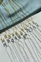 Zircon Stone Minimal Letter Steel Chain Necklace - 4