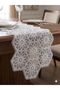Hexagonal Embroidered Luxury Runner 120X40Cm Stylish Design Modern Runner