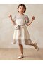 Fisto Striped Plaid Combination Girls' Dress
