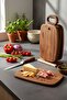 Noir Akasya 4 Piece Cutting Board / Presentation Plate (15X7X30 cm) - 2