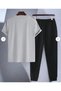 T-Shirt Tracksuit 2-Piece Combination Long Ribbon Printed Women's / Girls' Model - 2