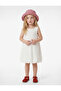 Strappy Gathered Crew Neck Floral Scallop Dress - 2