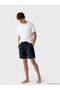 Slim Fit Printed Men's Pajama Bottom Shorts