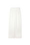 Wide Leg Fit Pants with Linen Content - 3