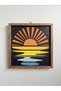 Bohemian Sunset Themed Layered Wooden Painting Decorative Wall Painting Living Room Bedroom Entrance Wall Decor - 3