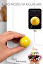 Hard Plastic Button Round Ball Yellow Cabinet Furniture Kitchen Cupboard Drawer Handle Knob Handles