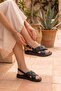 Lilie Imported Special Series Orthopedic Women's Sandals Black - 2