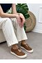 Tan Suede (Morly) Laser Cut Women's Sneakers - 4