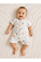 Baby Boy Muslin Barbatöz Jumpsuit 100% Organic Cotton Summer Jumpsuit Surfer Dog Patterned - 5