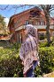 Voile Silk Shawl Brown - 3