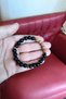 Rudraksha Bracelet Matte Onyx Stone Bracelet Original Real Natural Stone Men's Bracelet Women's Bracelet - 2