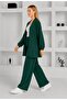 PLUS SIZE CREPE SUIT WITH JACKET AND TROUSERS - 2