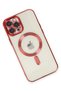 Ilkeshop New iPhone 12 Pro Max Case Kross Magneticsafe Cover (95656) - Red - 2
