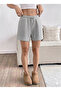 2-Piece Shorts for Women (Black-Grey) Basic Summer Shorts Set - Comfortable Fit Above the Knee, 2-Piece Economical Pack - 5