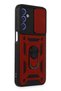 Ilkeshop New Galaxy M34 5g Case Pars Silicone with Lens Ring (125531) - Red - 2