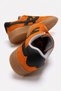 Women's Double-Faced A-Li Skin Sports Shoes Orange Black - 5