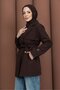 Short Windbreaker Belted Trench Coat Brown - 6