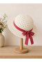 Girl's Cherry Embroidered Hat and Summer Dress - 2