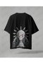 Jujutsu Kaisen Pattern Printed Oversize Unisex T-Shirt Anime Streetwear