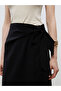 Elastic Waist Modal Textured Tie Skirt - 3