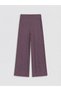 Trendlucky Women's Textured Trousers with Elastic Waist and Difference in Color - 5