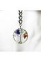 Chakra Stones Natural Stone Keychain| Tree of Life Keychain - 4